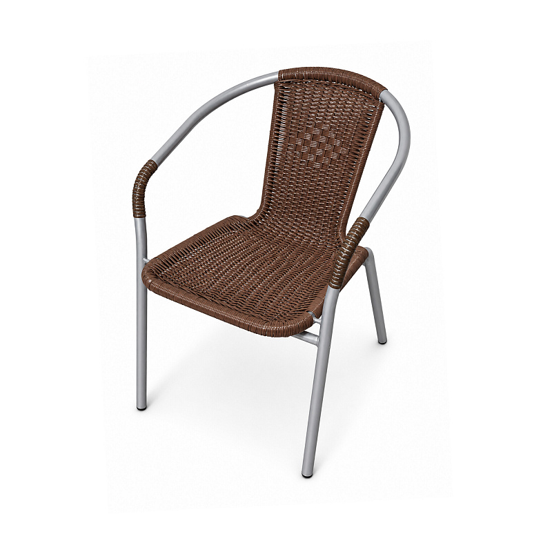 Aga Garden Chair RATAN Gray/Brown