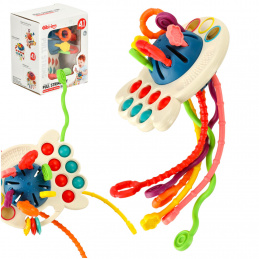 Bibi-inn children's sensory teether blue