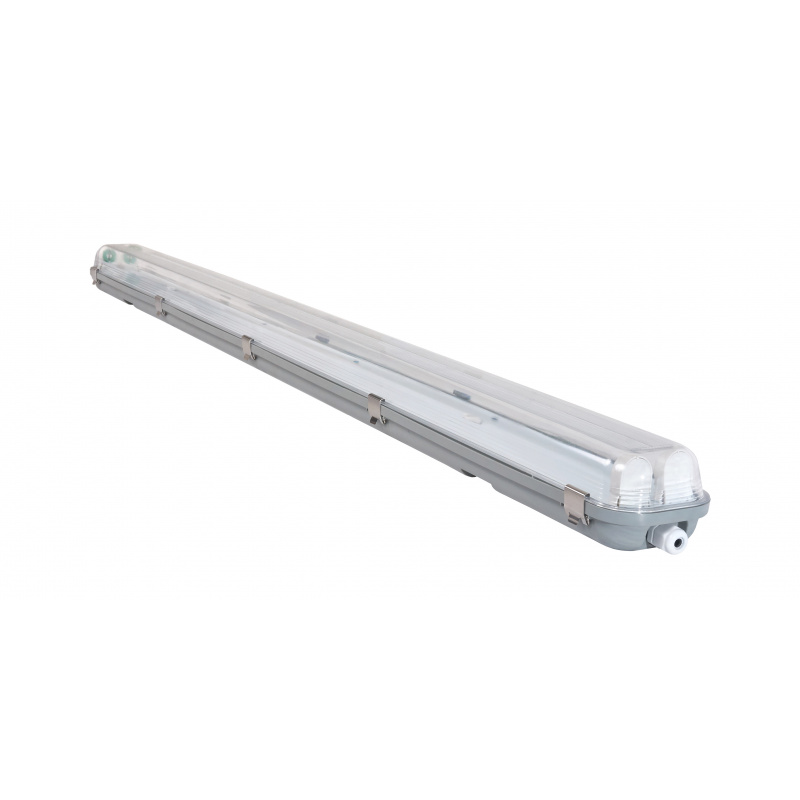 Ceiling luminaire for LED tubes CARLO 5748 - T8 - 2x120cm - 230V - IP65