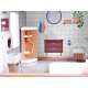 Boho style wooden doll villa with LED lights ZA4131