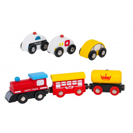 MEGA Wooden Train Set on a Table