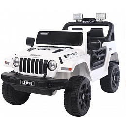 Jeep SUPERCAR 4x4 White Vehicle