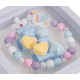 Unicorn Jewelry Set White Flower