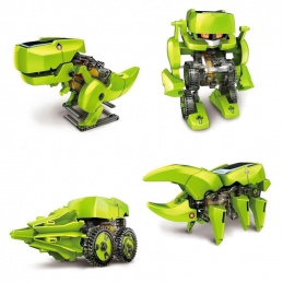 B8F SOLAR ROBOT 4-IN-1 DINOSAUR SET