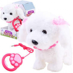 Interactive dog walking and barking ZA2857 - White