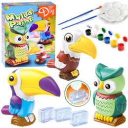 Creative DIY Set - Shape and Paint Colorful Jungle Birds ZA5756 Universal