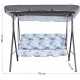 Aga Garden Swing Majka Flower Blue