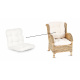 Aga Cushion for Rattan Chair CONSUL RATTAN White