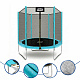 Aga SPORT TOP Trampoline 180 cm Light Blue + Safety Net