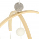 Aga Baby Mobile for Crib Grey Flowers