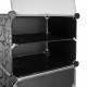 Variable shoe rack system 6 shelves ISO 12264