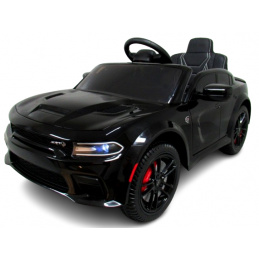 AUDI DOGE SRT BLACK Battery Car EVA Leather Remote Control