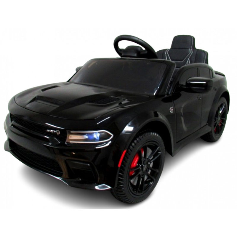 AUDI DOGE SRT BLACK Battery Car EVA Leather Remote Control