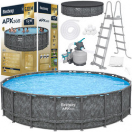 Bestway APX365 Frame Pool 610x132 cm YEAR-ROUND pump ladder 561KE universal