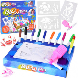 Creative Art Set - Painting with Pump, Markers, and Stencils ZA5710 Universal