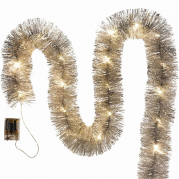 Silver LED Christmas chain