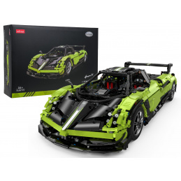 1:8 Pagani Huayra BC Green Blocks Car RASTAR