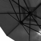 Aga Garden Cantilever Parasol 300 cm Dark Grey