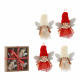 Aga Christmas Ornament Set 4 pcs Angels with Hats