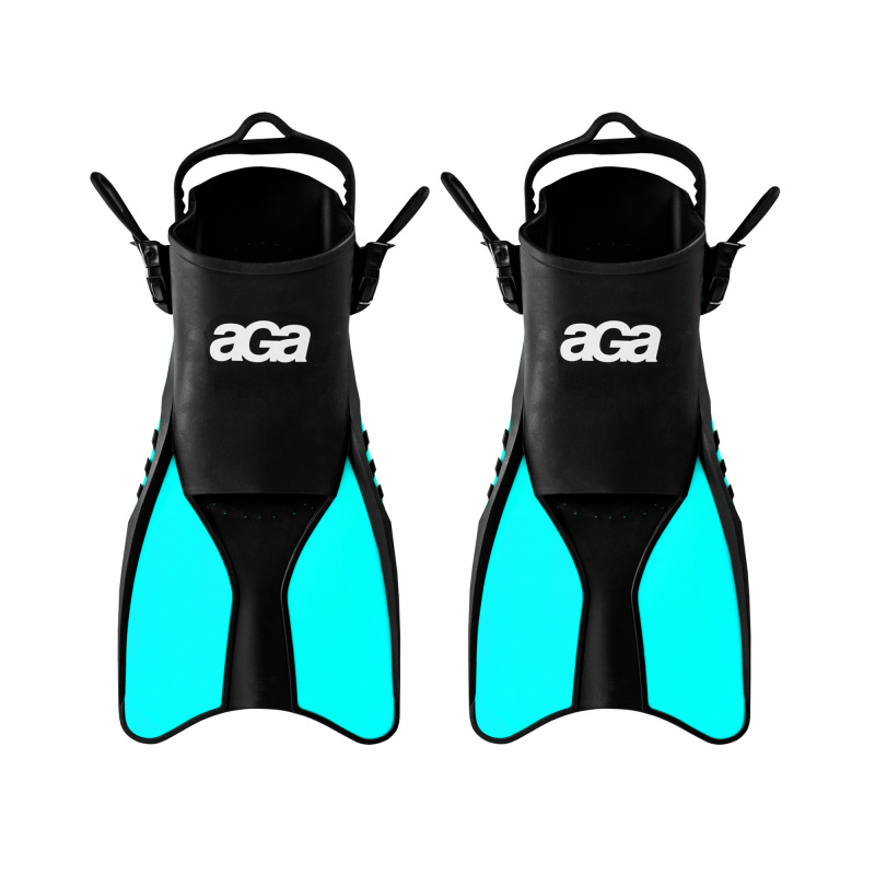 Aga Fins 32-37 Black/Turquoise