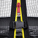 Aga SPORT PRO Trampoline 430 cm Black + Safety Net + Ladder + Shoe Pocket