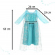 Aga Carnival costume Elsa Frozen Ice Kingdom 120cm