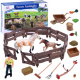 Figurines set of horses farm ZA2991D