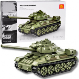 Technical blocks TANK T-34-85 Polish model 604ele ZA5675 universal