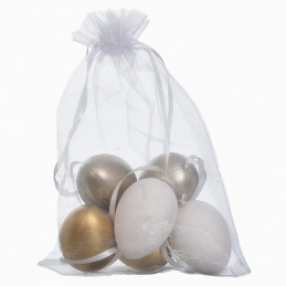 Set of 6 Easter eggs for hanging