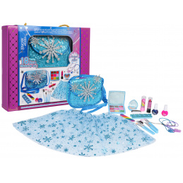 Makeup set + Ice blue dress