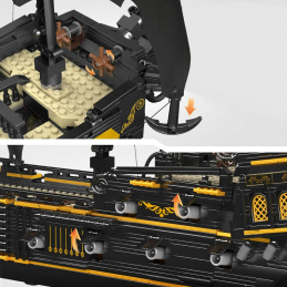 Pirate Ship Black Dice Set 3180pcs.