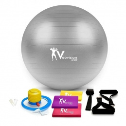 F52 EXERCISE SET BANDS BALL HANDLES