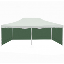 Aga Sidewalls for sales stand 3x6m Green
