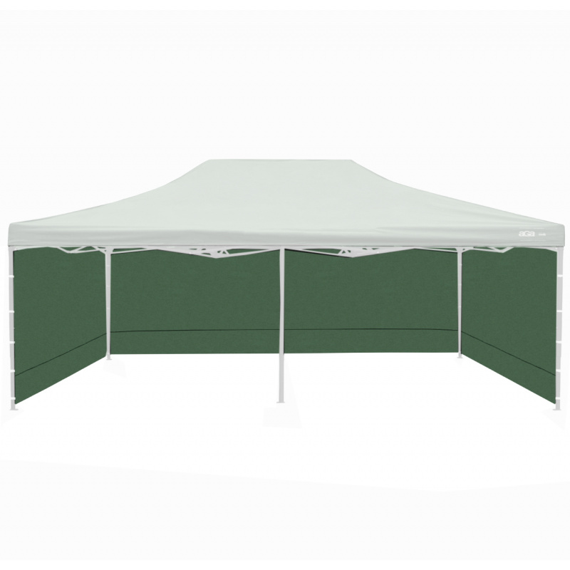 Aga Sidewalls for sales stand 3x6m Green