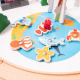 Aga4Kids Wooden Train Set 30 Pieces DS5646