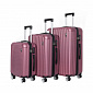 Aga Travel Set of Travel Suitcases MR4652 Burgundy