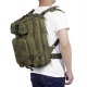 Military backpack 38L green ISO 8920