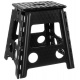 Anti-slip folding stool black Malatec 18595