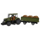 Green Tractor with Trailer R/C