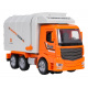 Garbage truck with light and sound function orange