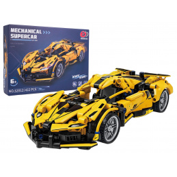 Building Kit Sports Car Yellow 422pcs.
