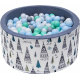 Aga Dry pool 90x40 cm with balls 891