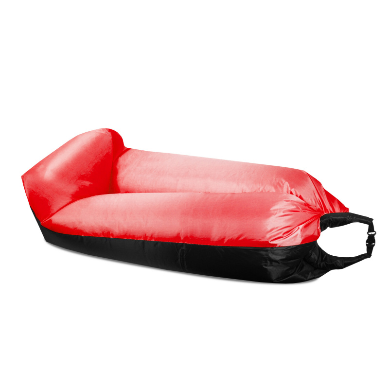 Aga Inflatable Lazy Bag 230x70 cm Black/Red