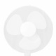 Aga Stand Fan 40 cm White