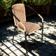 Aga Garden Chair RATTAN Black/Beige