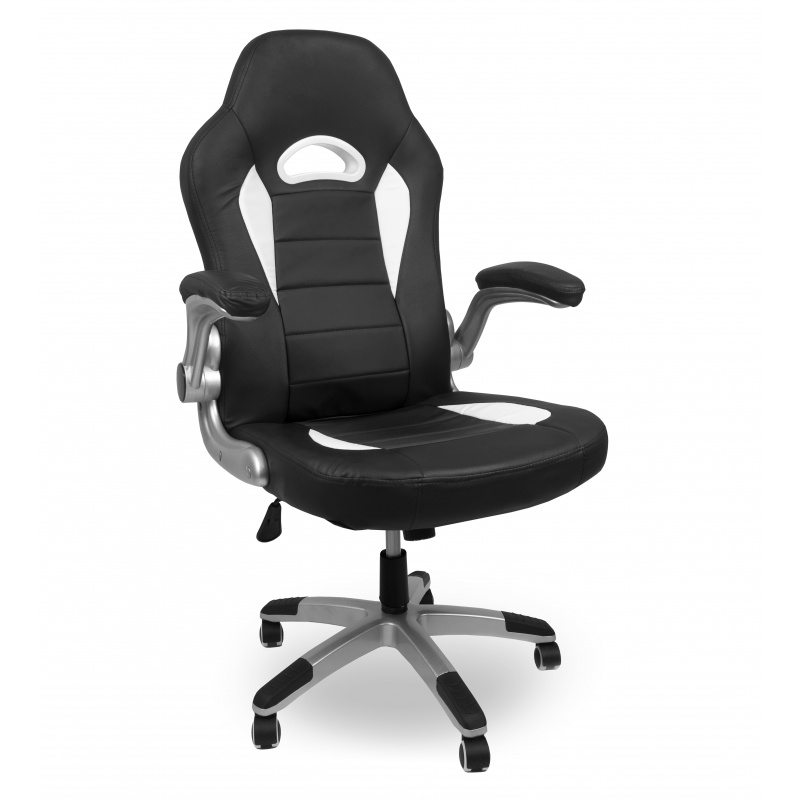 Aga Gaming Chair Racing Black - White - 6DAZ050 - 2. QUALITY