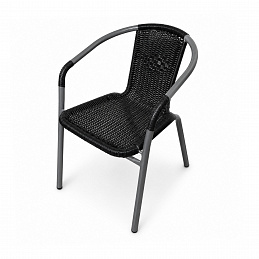 Aga Garden Chair RATAN Gray/Black