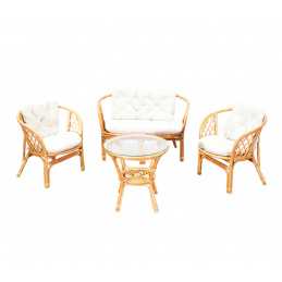 Aga Rattan set BAHAMA Honey White