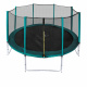 Aga SPORT PRO Trampoline 366 cm Dark Green + protective net