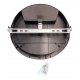Black LED ceiling luminaire TOR-202C - IP65 - 20W - neutral white